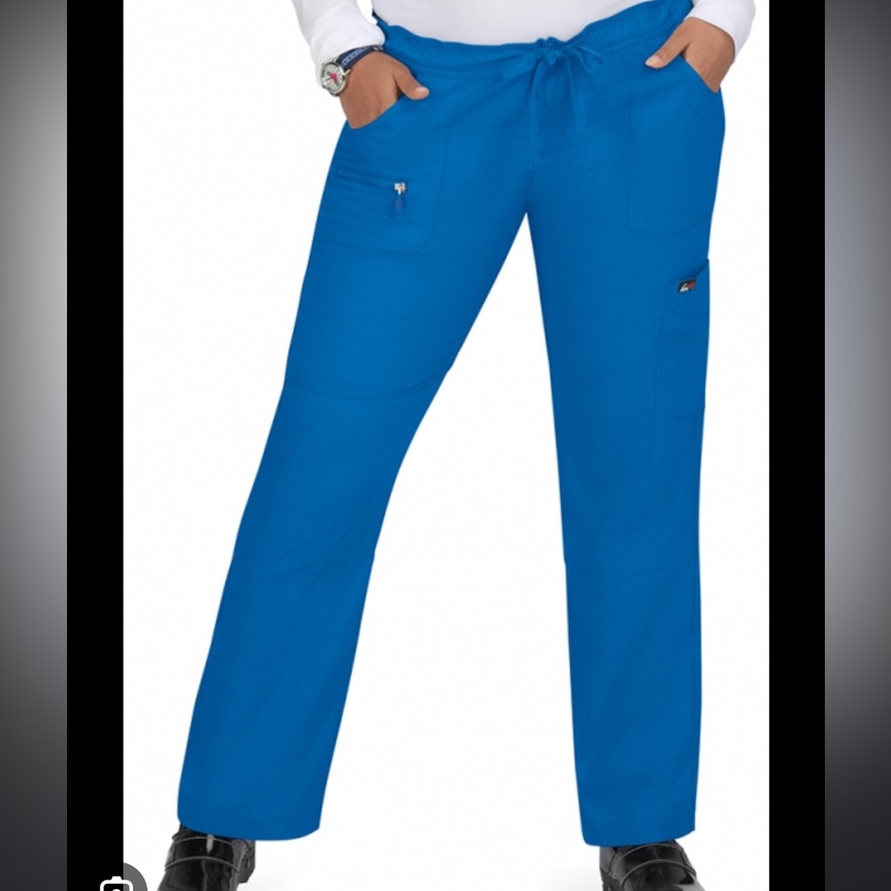 Koi lite scrub pants xs tall blue